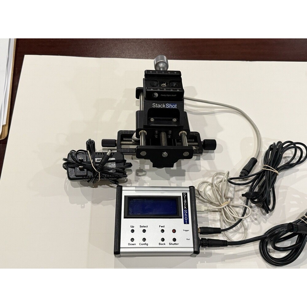 Cognisys StackShot Motorized Macro Rail Controller RRS Rails Tested One Owner - Picture 3 of 16
